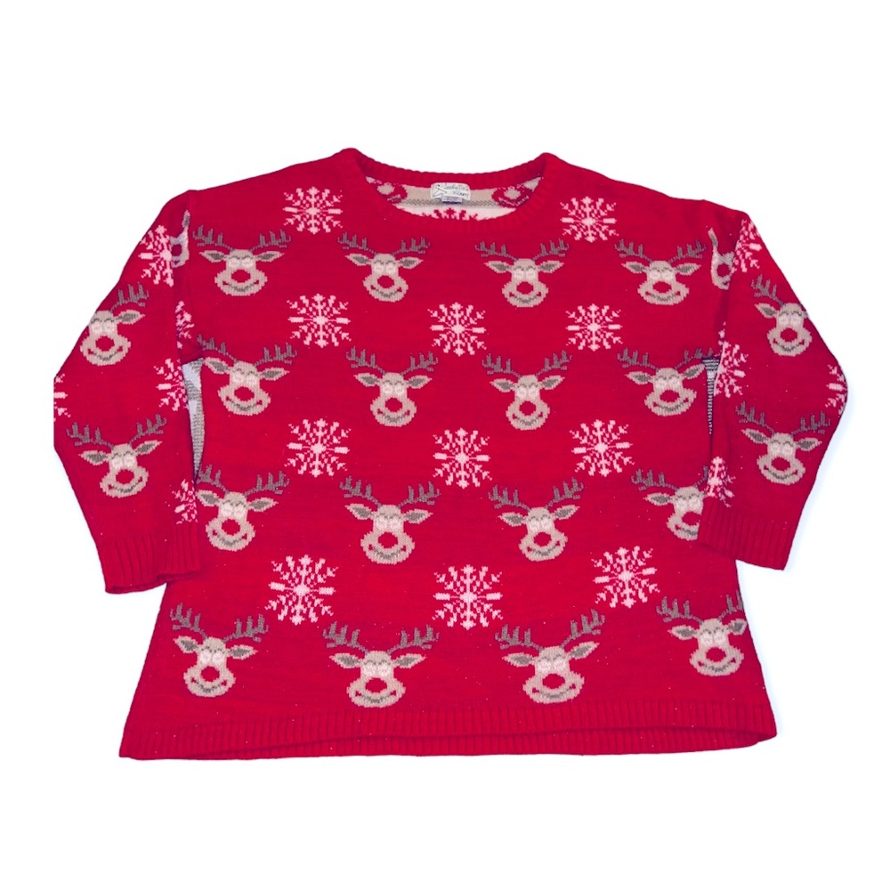 Isabella’s Closet Raindeer Christmas Sweater size 1X